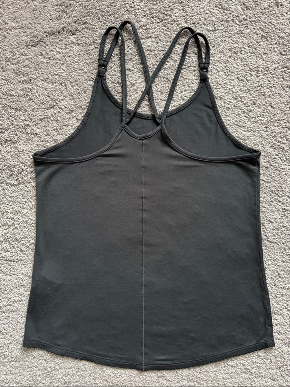 Women's Nike Dri-FIT One Luxe Slim Fit Strappy Tank Top Black Size M - Picture 12 of 15